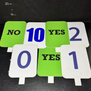 Таблічка для оцінювання