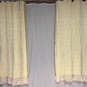 Штори лимонний беж