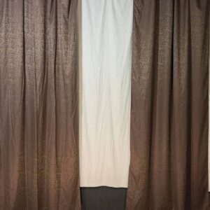 Штори коричневі шоколадні