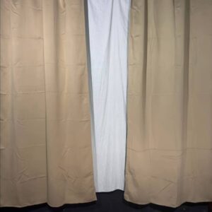 Штори бежево-кофейні