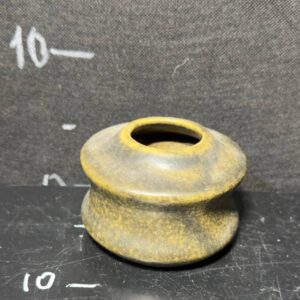 Підсвічник жовтий з напиленням