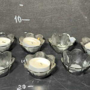 Підсвічник прозорий квітка