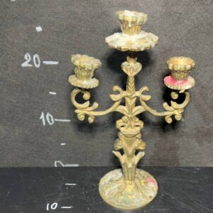 Канделябр золото ретро