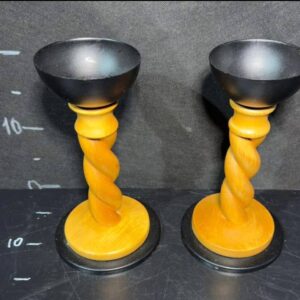 Підсвічник золото з чорним