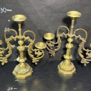 Канделябр золото антиквар