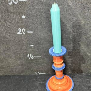 Підсвічник оранжево-синій