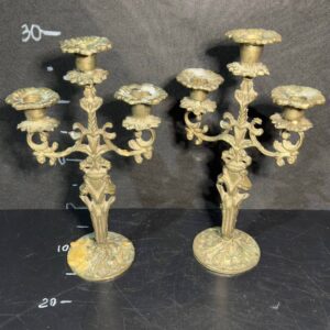 Канделябр золото високий