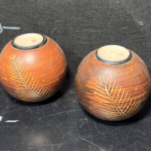 Підсвічник дерво куля