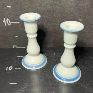 Підсвічник білий з синім