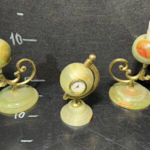 Підсвічник зелений онікс