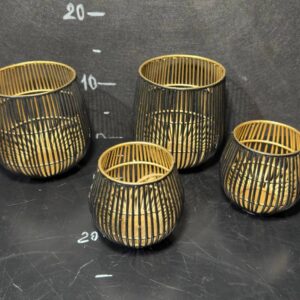 Підсвічник чорне золото