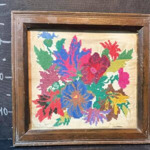 Картина вишивка "Квіти"