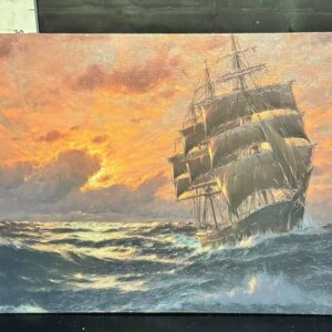 Картина "Корабль у морі"