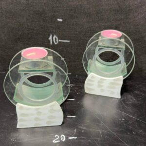 Підсвічник скло прозоре декоративне