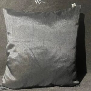 Подушка сіра темна з блиском