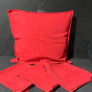 Подушка червона парна