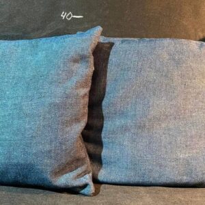 Подушка сіра темна парна