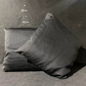 Подушка чорна з блиском парна