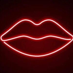 Вивіска неон "Губи"