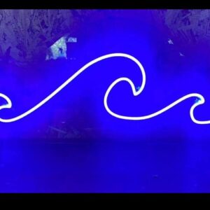 Неон вивіска "Хвиля"