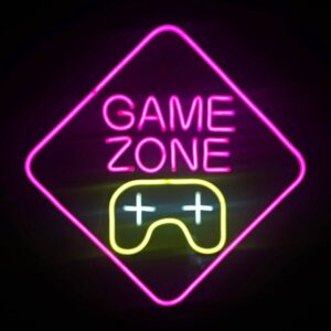 Неон вивіска "Game zone"