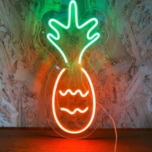 Неон вивіска "Ананас"